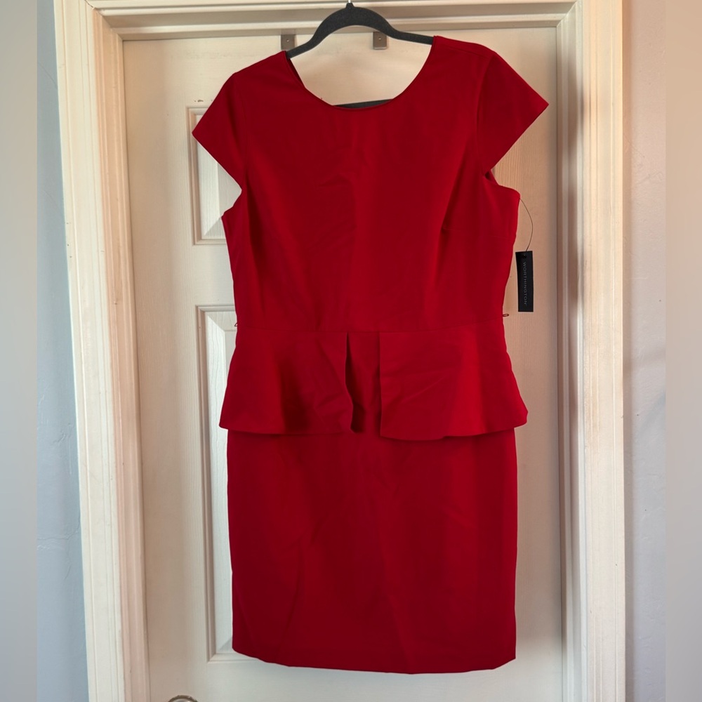 NWT Worthington Peplum Dress